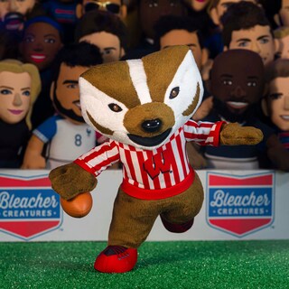 Foto 5 | Figura De Peluche Bleacher Creatures Wisconsin Badgers Bucky 10 - Venta Internacional.