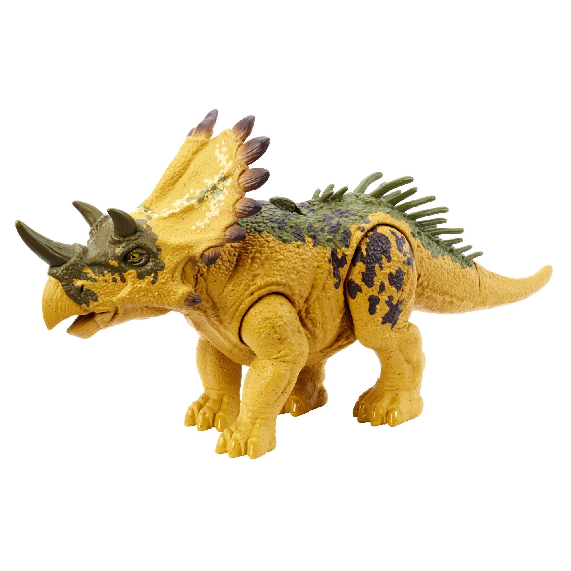 Foto 2 pulgar | Juguete De Dinosaurio Mattel Jurassic World Wild Roar Regaliceratops - Venta Internacional.