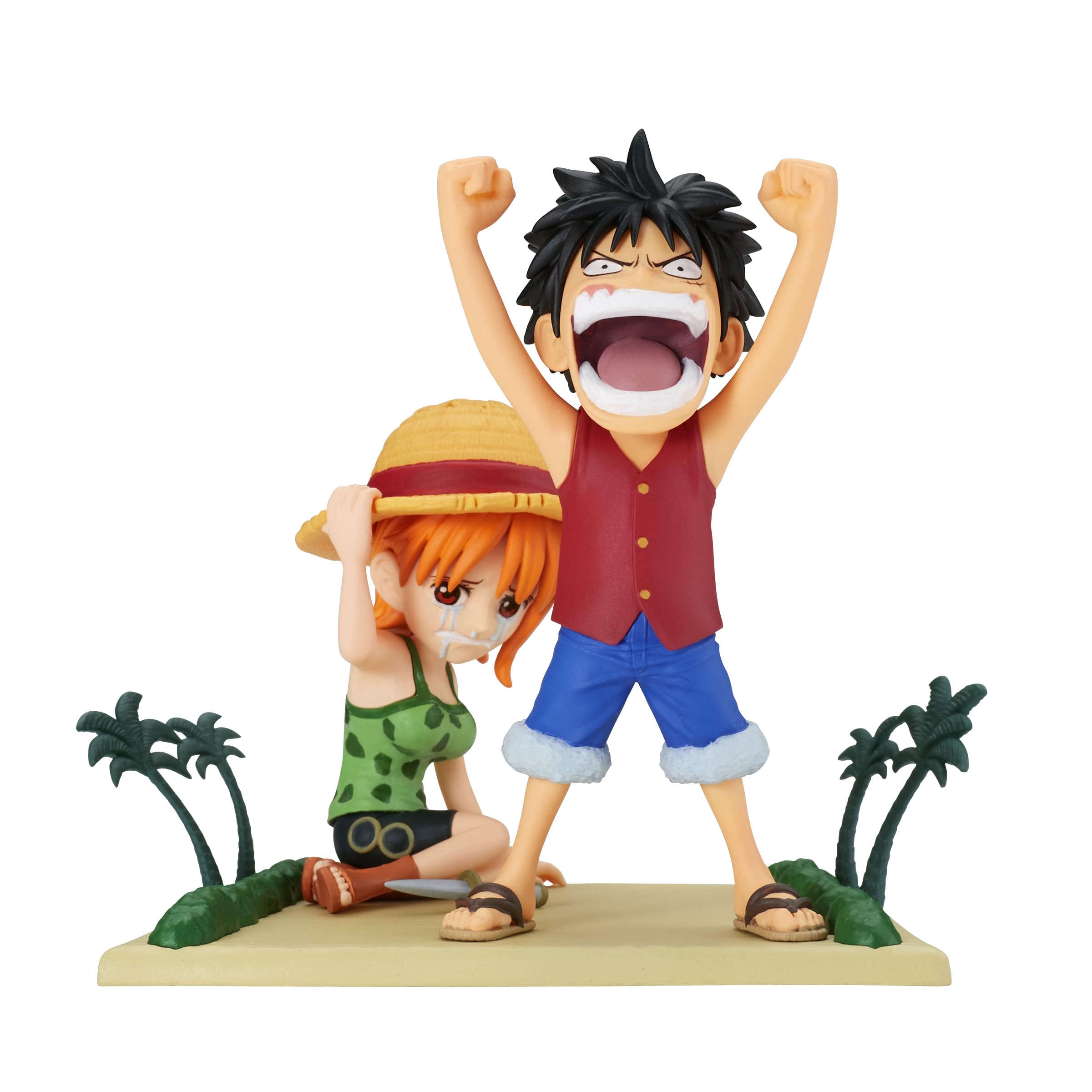 Figura Banpresto One Piece Log Stories Luffy & Nami - Venta Internacional.
