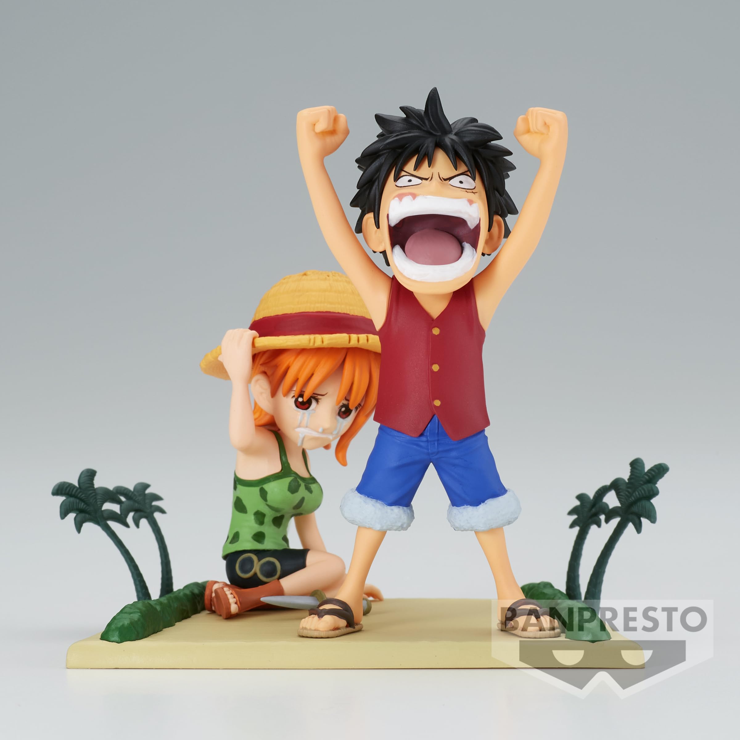 Foto 4 pulgar | Figura Banpresto One Piece Log Stories Luffy & Nami - Venta Internacional.