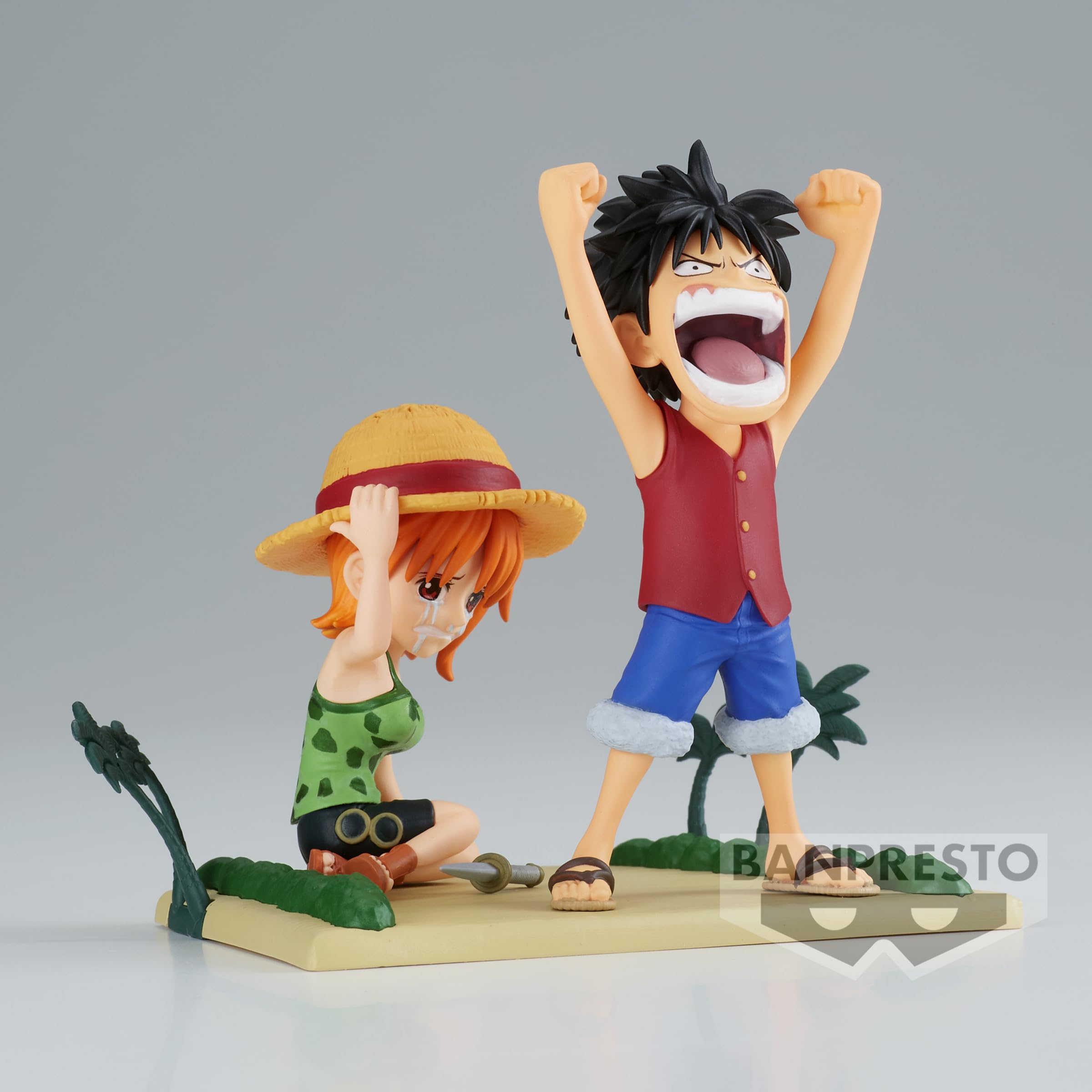 Foto 5 pulgar | Figura Banpresto One Piece Log Stories Luffy & Nami - Venta Internacional.