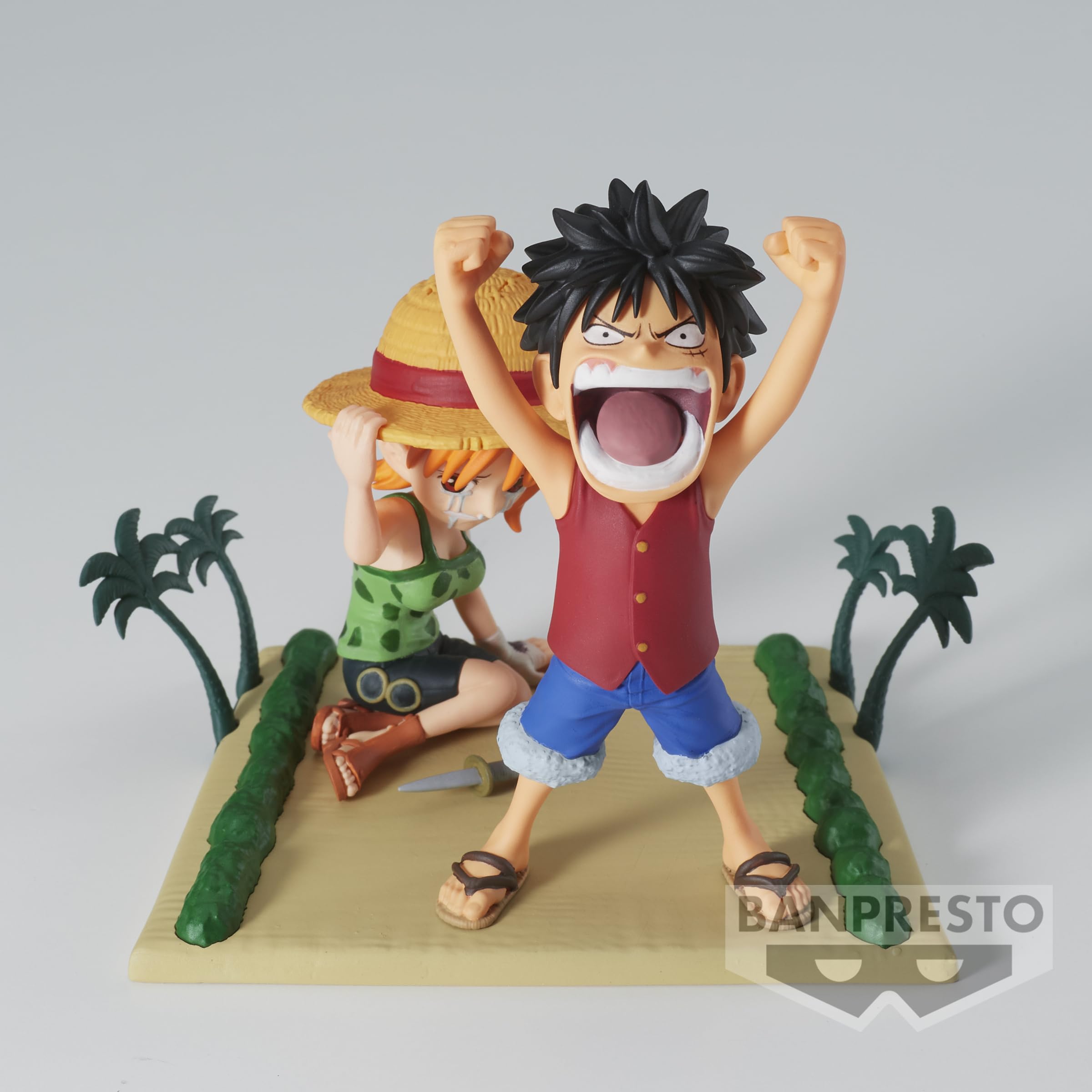 Foto 8 pulgar | Figura Banpresto One Piece Log Stories Luffy & Nami - Venta Internacional.