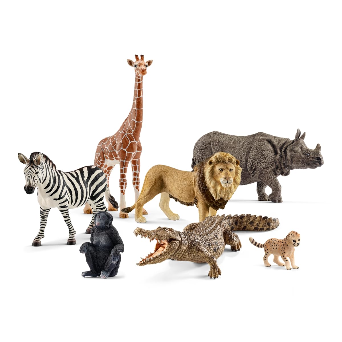 Set De Figuras De Animales Schleich Wild Life Safari, 7 Piezas, 3+ - Venta Internacional.