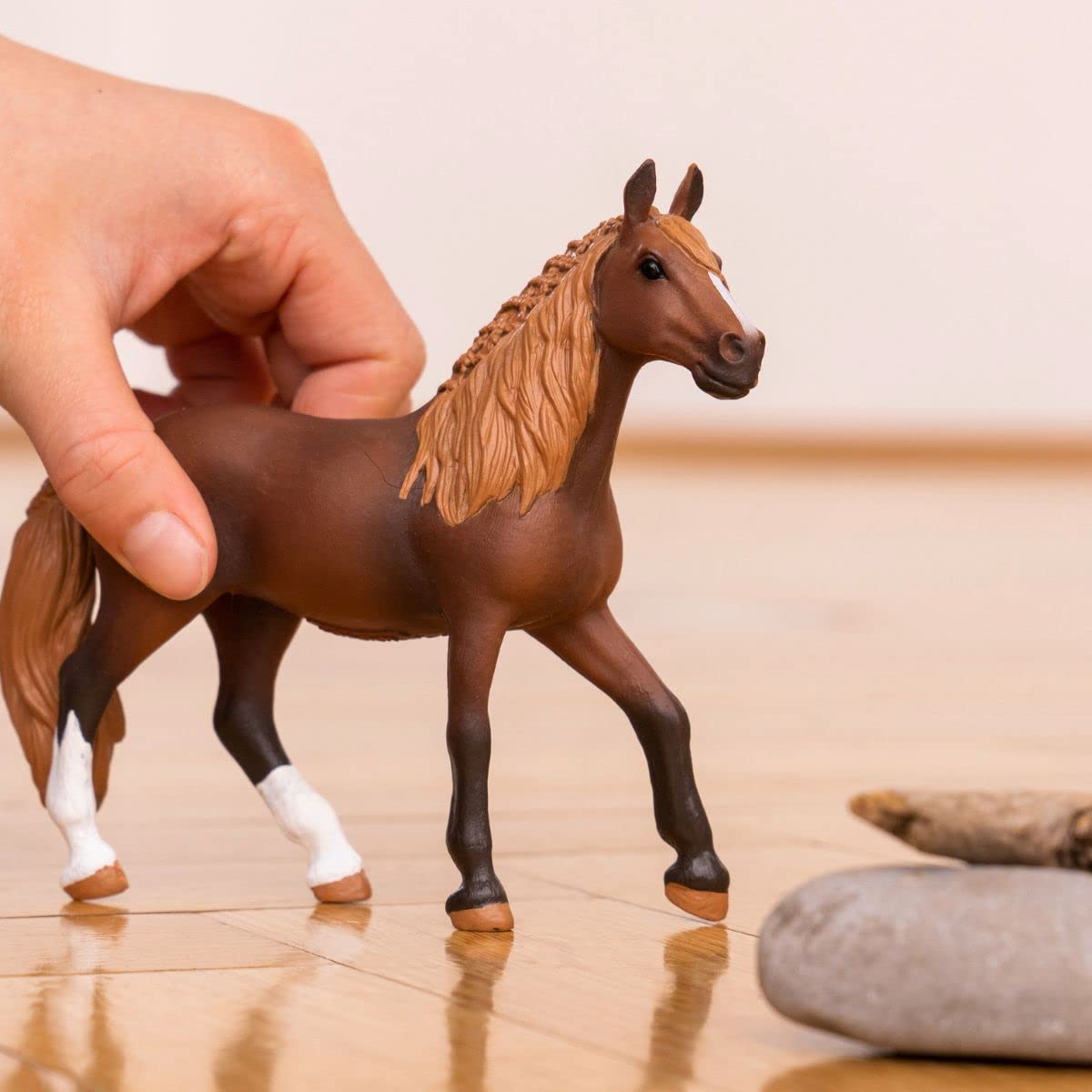 Foto 3 pulgar | Figura Schleich Horse Club 2023 Auténtica Majestuosa Peruana Pasos Mare - Venta Internacional.