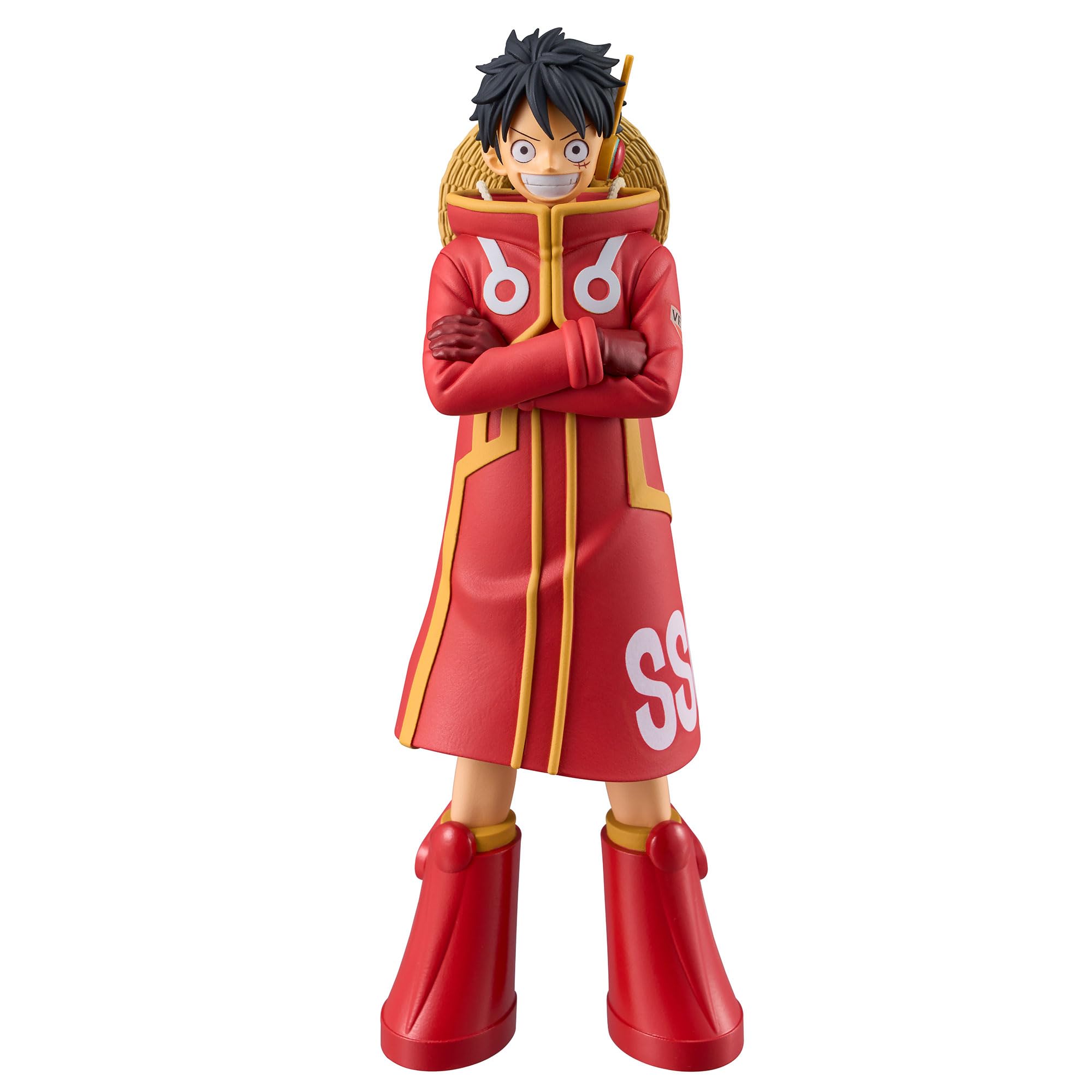 Figura Banpresto De Una Sola Pieza Con Cabeza De Huevo Con Forma De Mono D. Luffy, 16 Cm - Venta Internacional.