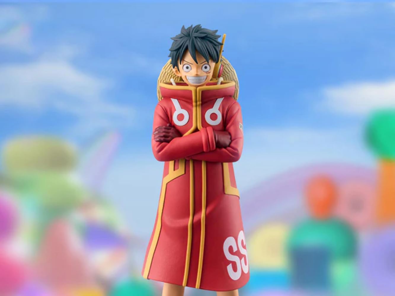 Foto 3 pulgar | Figura Banpresto De Una Sola Pieza Con Cabeza De Huevo Con Forma De Mono D. Luffy, 16 Cm - Venta Internacional.