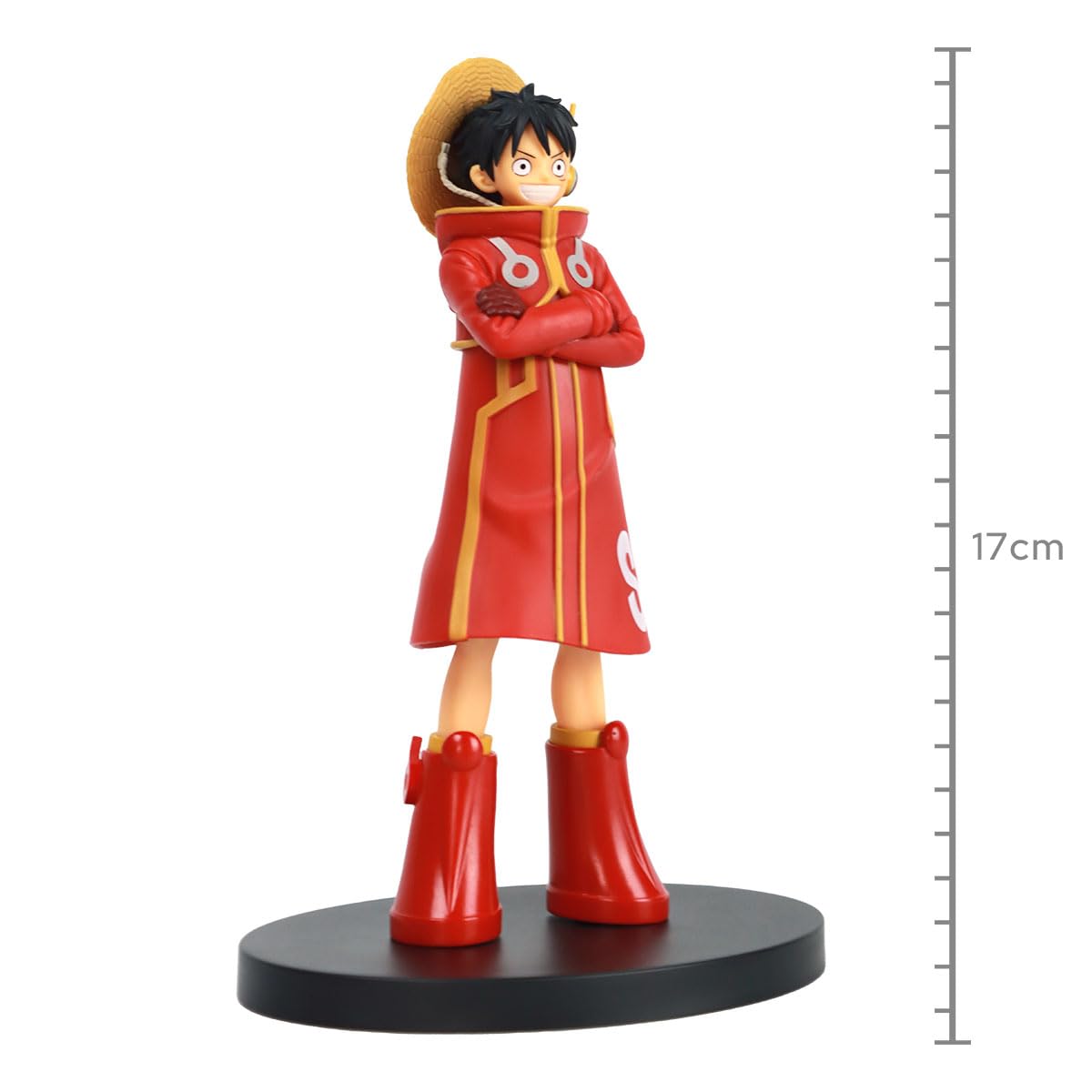 Foto 3 | Figura Banpresto De Una Sola Pieza Con Cabeza De Huevo Con Forma De Mono D. Luffy, 16 Cm - Venta Internacional.