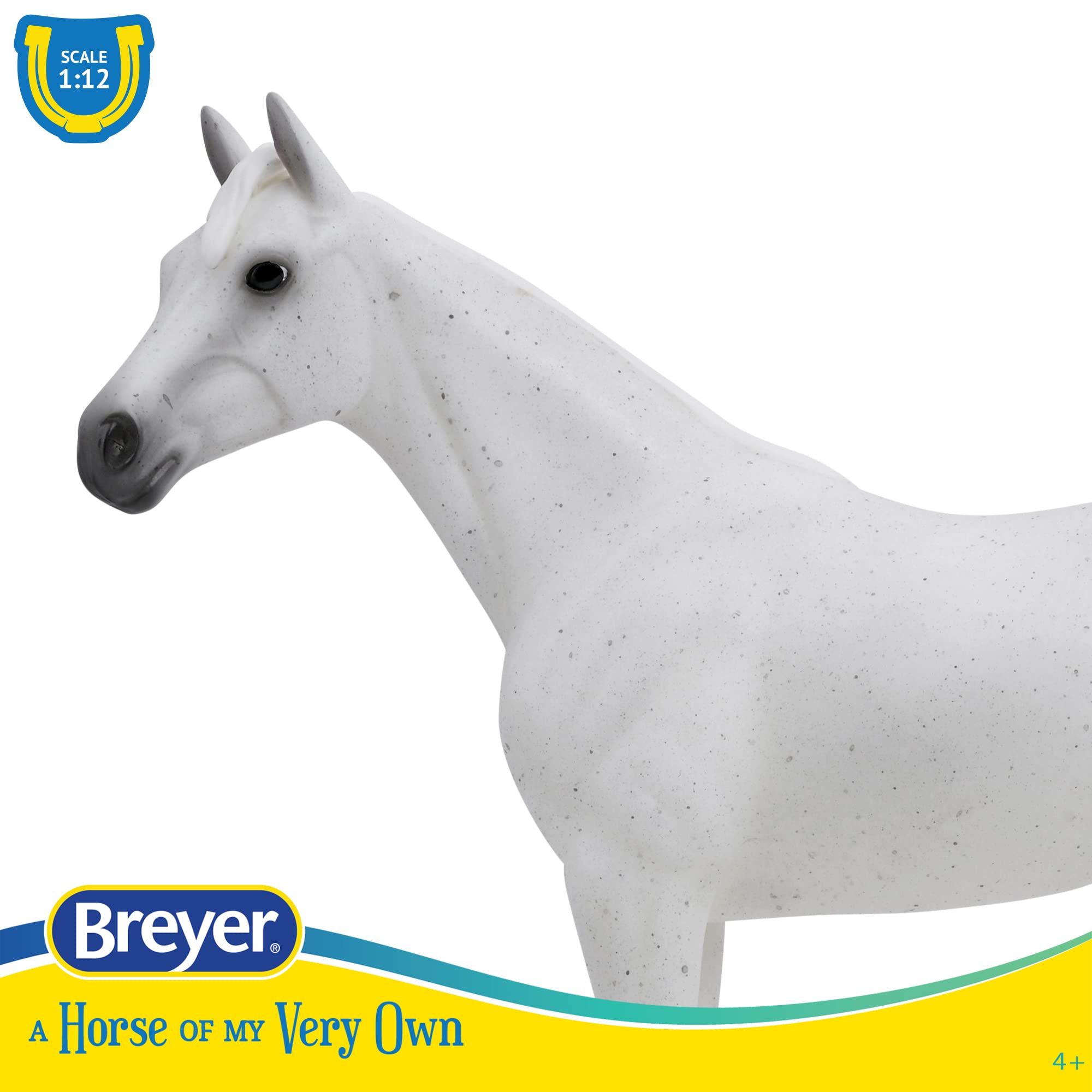 Foto 3 pulgar | Juguete Para Caballos Breyer Horses Freedom Series Fleabitten Grey Purasangre - Venta Internacional.