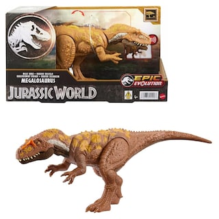 Foto 1 | Figura De Dinosaurio Mattel Jurassic World Wild Roar Megalosaurus - Venta Internacional.