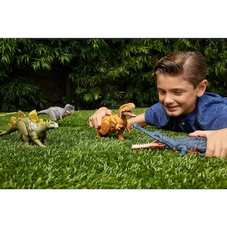 Foto 2 | Figura De Dinosaurio Mattel Jurassic World Wild Roar Megalosaurus - Venta Internacional.