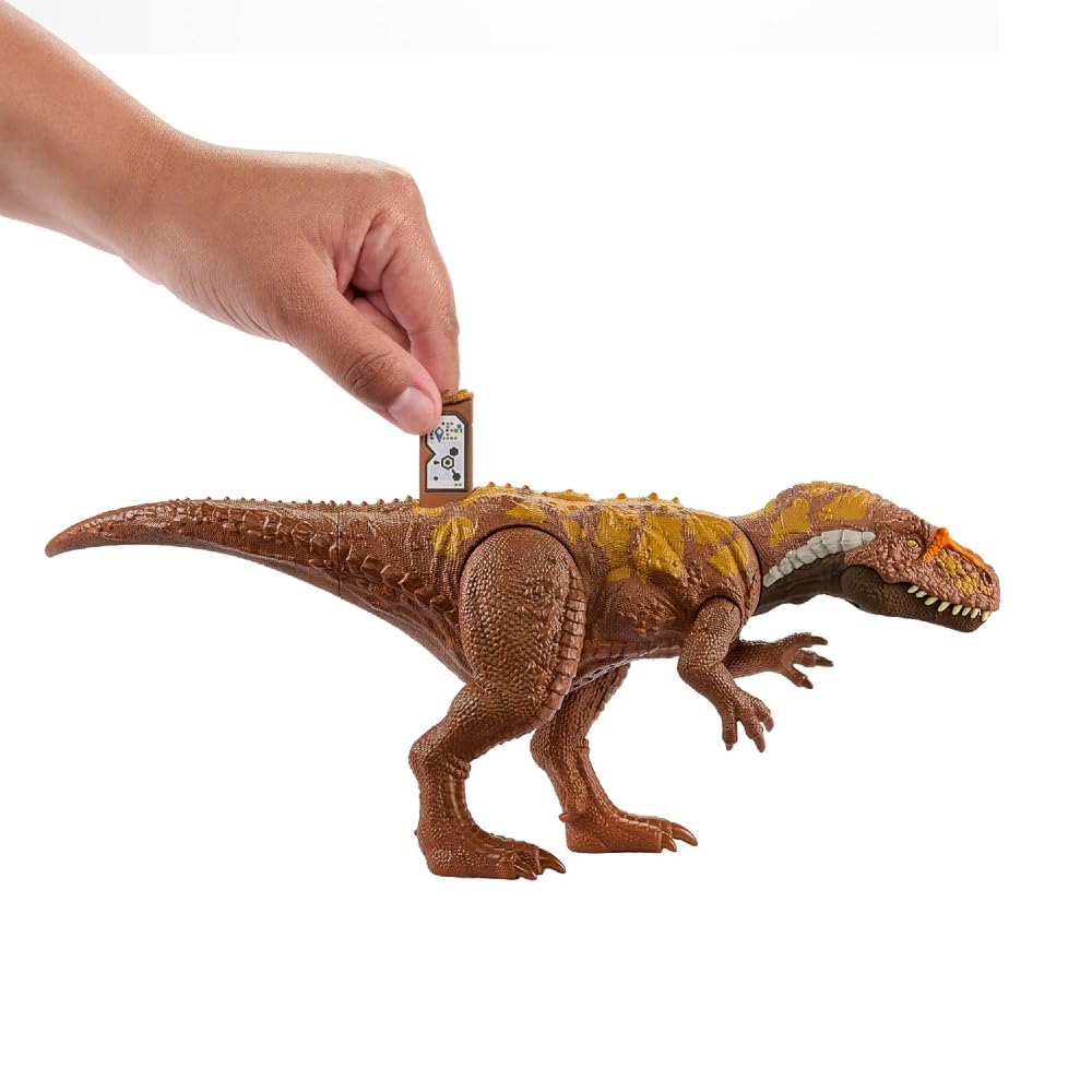 Foto 6 pulgar | Figura De Dinosaurio Mattel Jurassic World Wild Roar Megalosaurus - Venta Internacional.