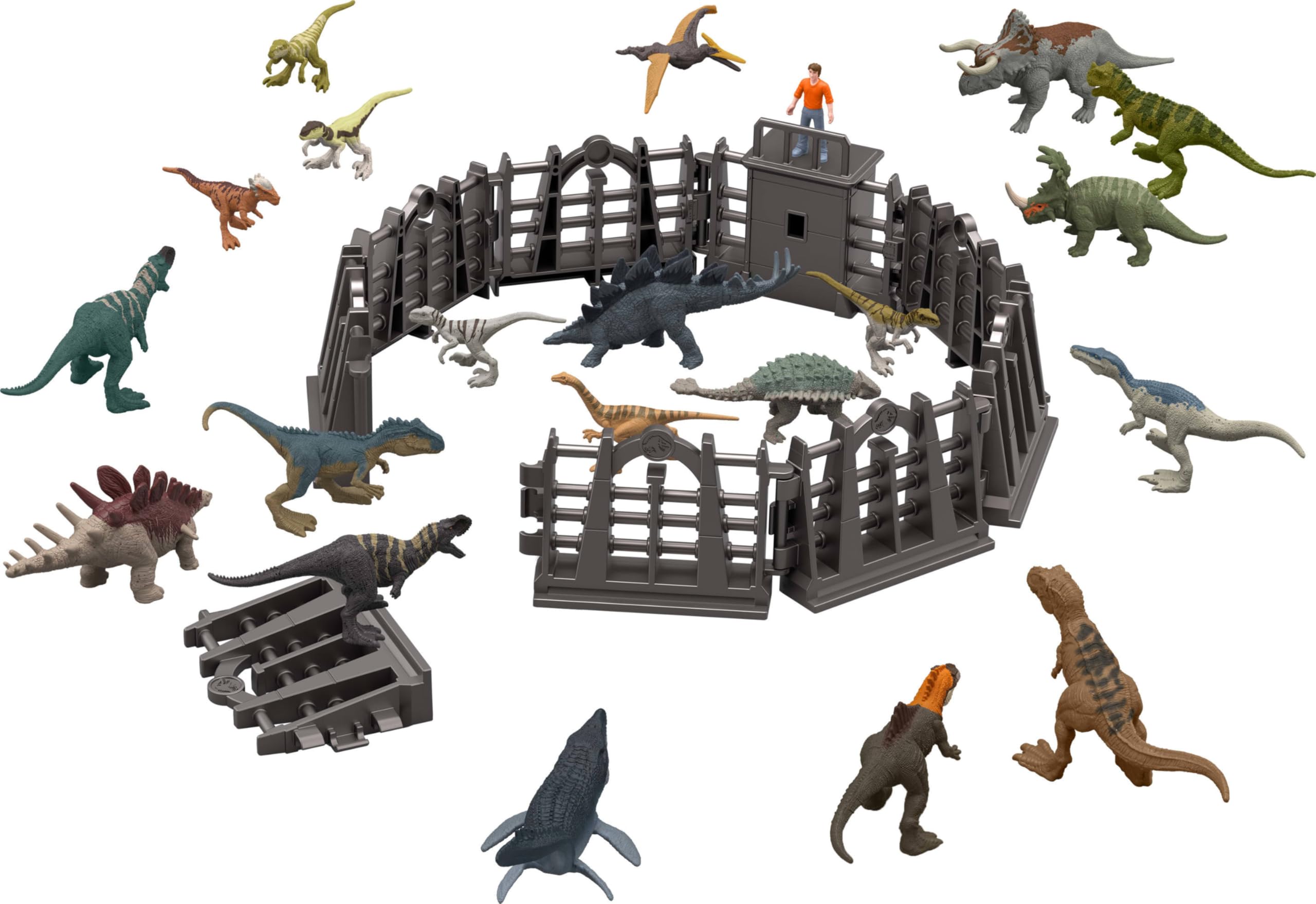 Foto 2 | Calendario De Adviento Mattel Jurassic World Chaos Theory 2024 - Venta Internacional.