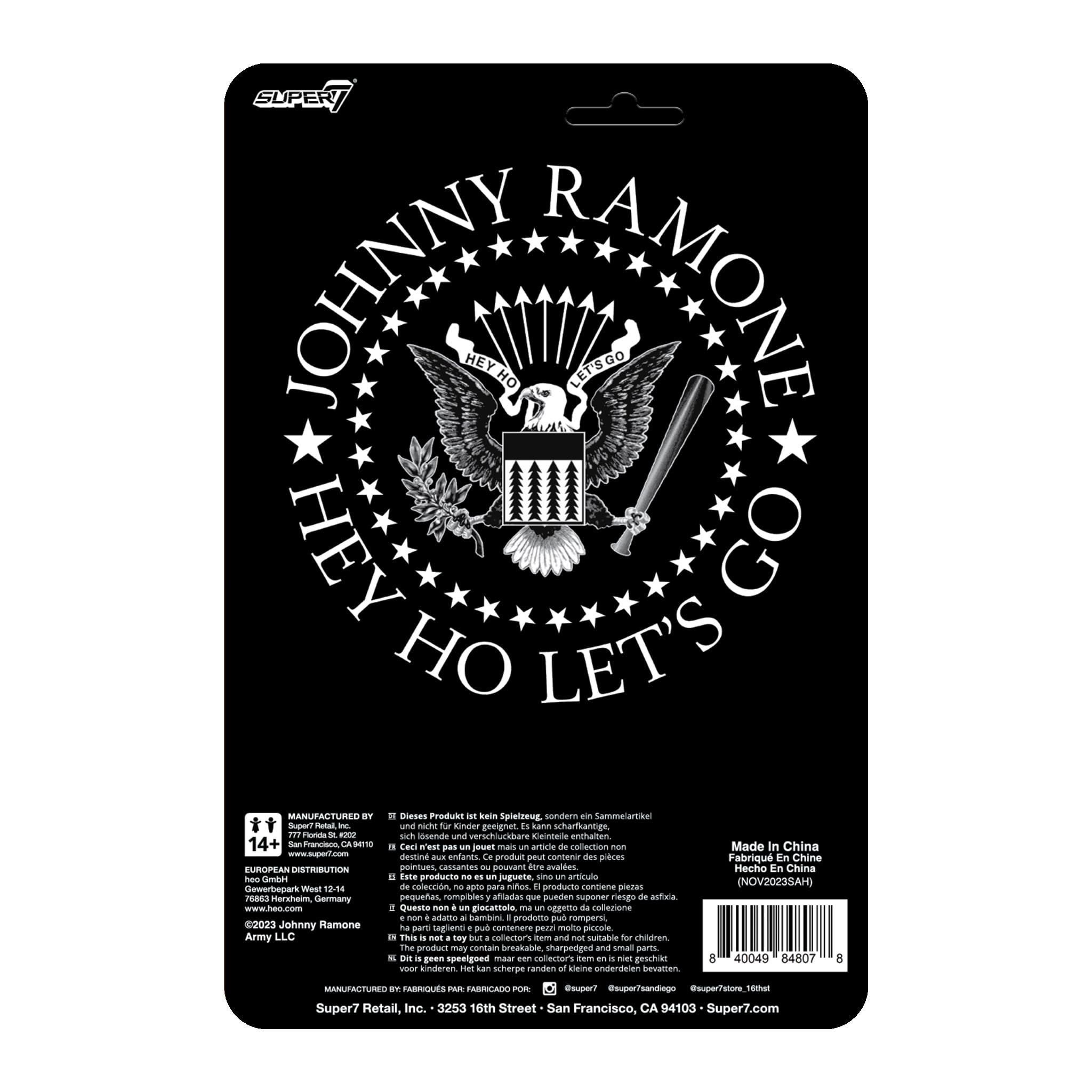 Foto 7 pulgar | Figura De Acción Super7 Johnny Ramone Johnny Ramone White - Venta Internacional.