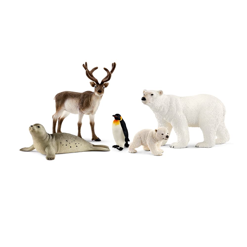 Foto 2 pulgar | Set De Juego Con Figuras Schleich Wild Life Arctic Polar Animal, 5 Unidades - Venta Internacional.