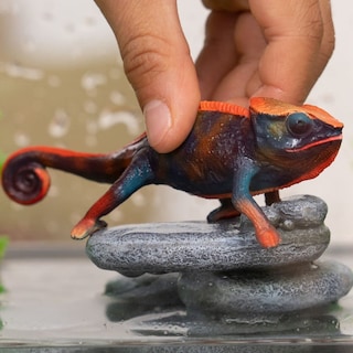 Foto 2 | Figura De Juguete Schleich Wild Life, Camaleón Realista Que Cambia De Color - Venta Internacional.