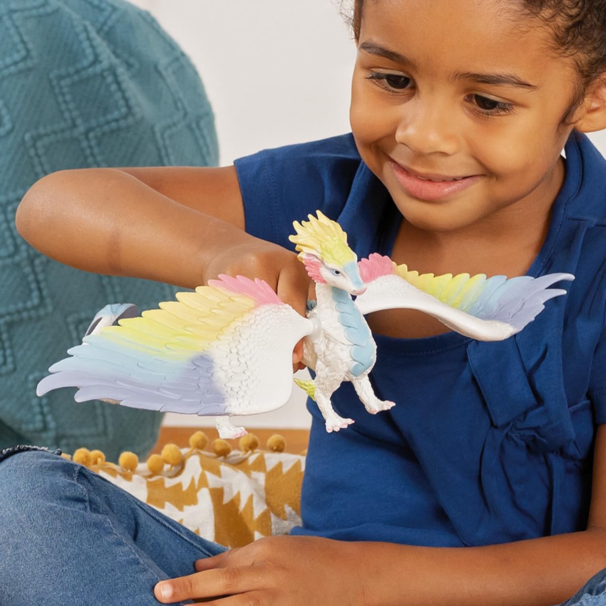 Foto 3 pulgar | Figura De Juguete Schleich Bayala Rainbow Dragon Con Alas Móviles - Venta Internacional.