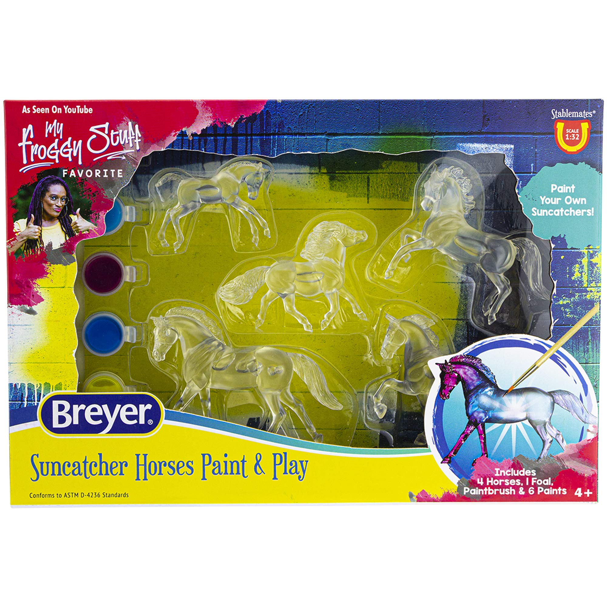 Set Artesanal Breyer Horses Stablemates Suncatcher, Juego De 5 Piezas - Venta Internacional.