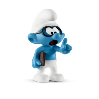 Foto 1 | Figura De Juguete Schleich Smurfs Brainy Smurf Multicolor Para Niños - Venta Internacional.