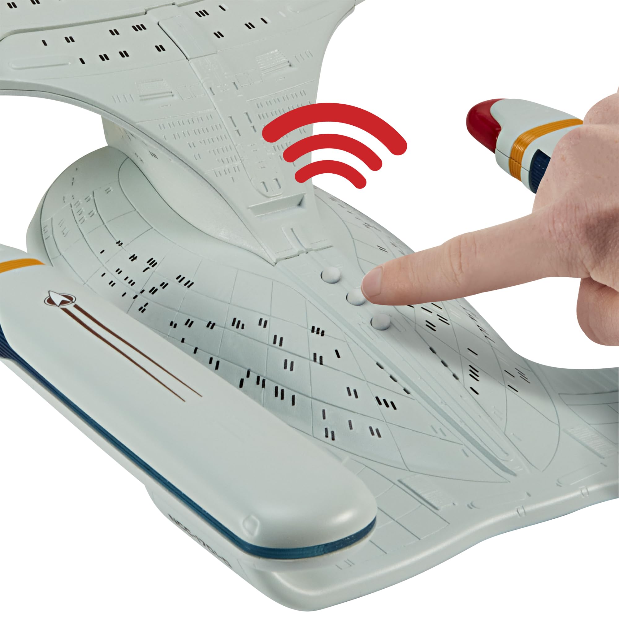 Foto 4 pulgar | Ship Playmates Star Trek Next Generation Enterprise D - Venta Internacional.
