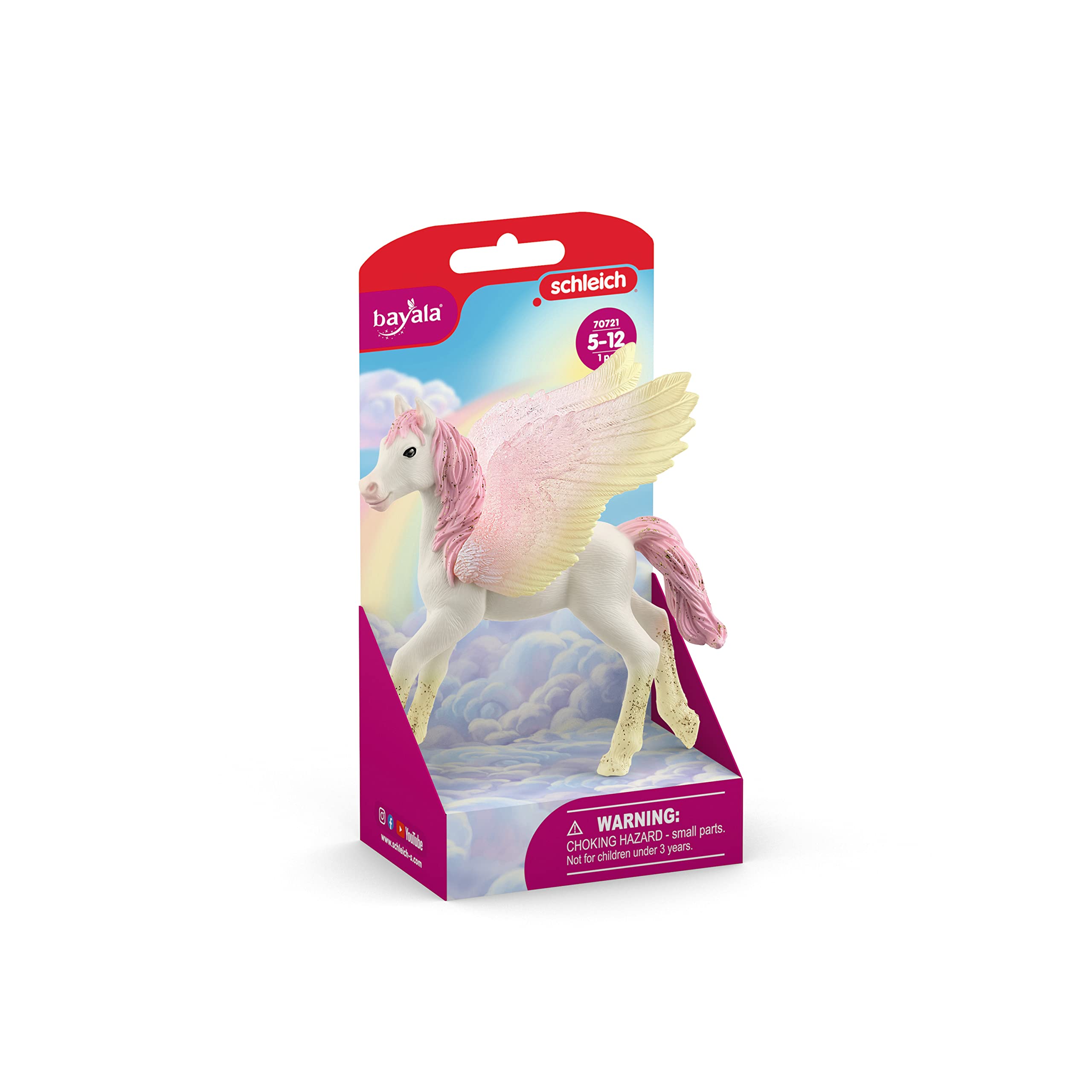 Foto 6 pulgar | Figura De Caballo Pegasus Mythical Sunrise De Toy Schleich Bayala - Venta Internacional.