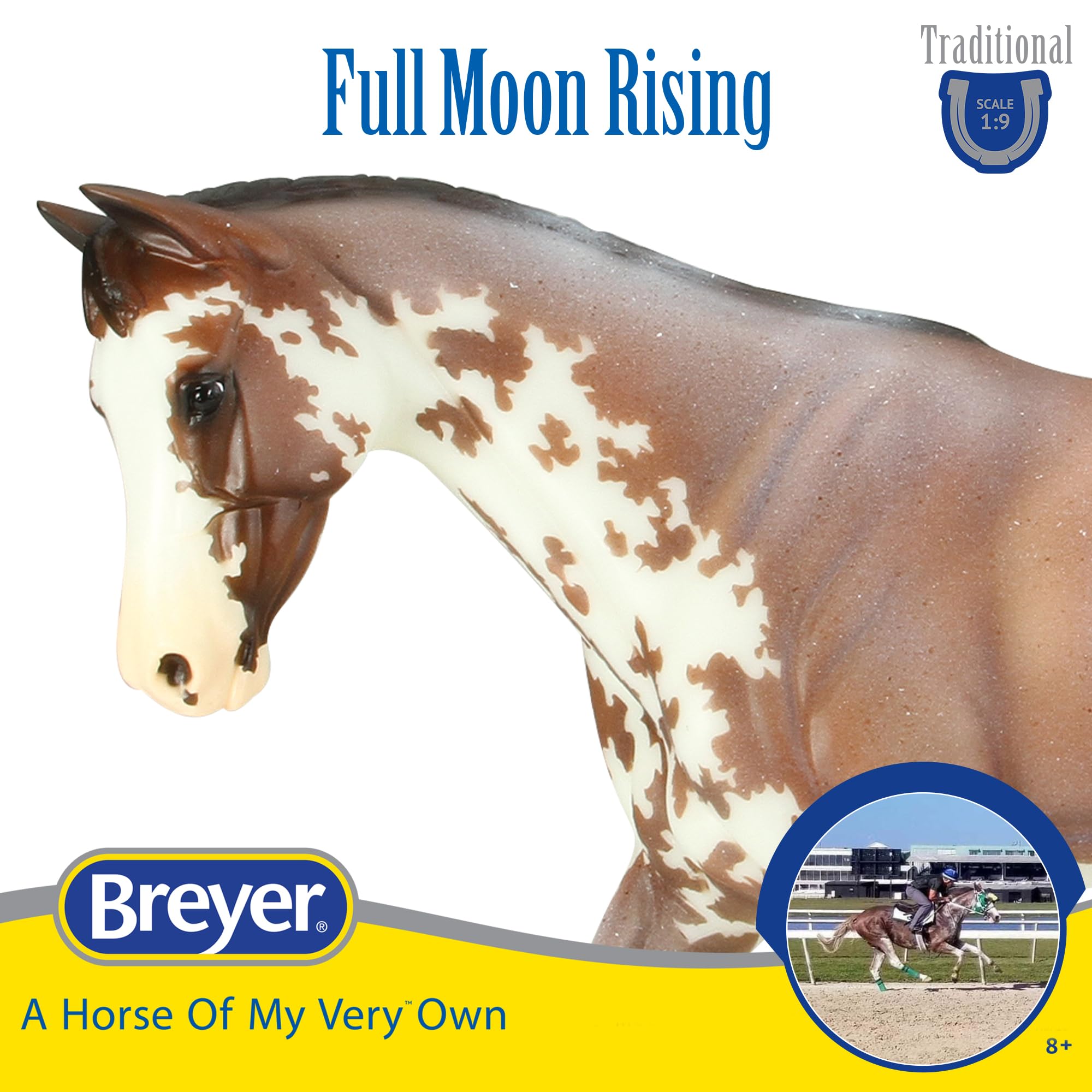 Foto 2 | Modelo De Juguete Horse Breyer Horses Tradicional Luna Llena Naciente - Venta Internacional.