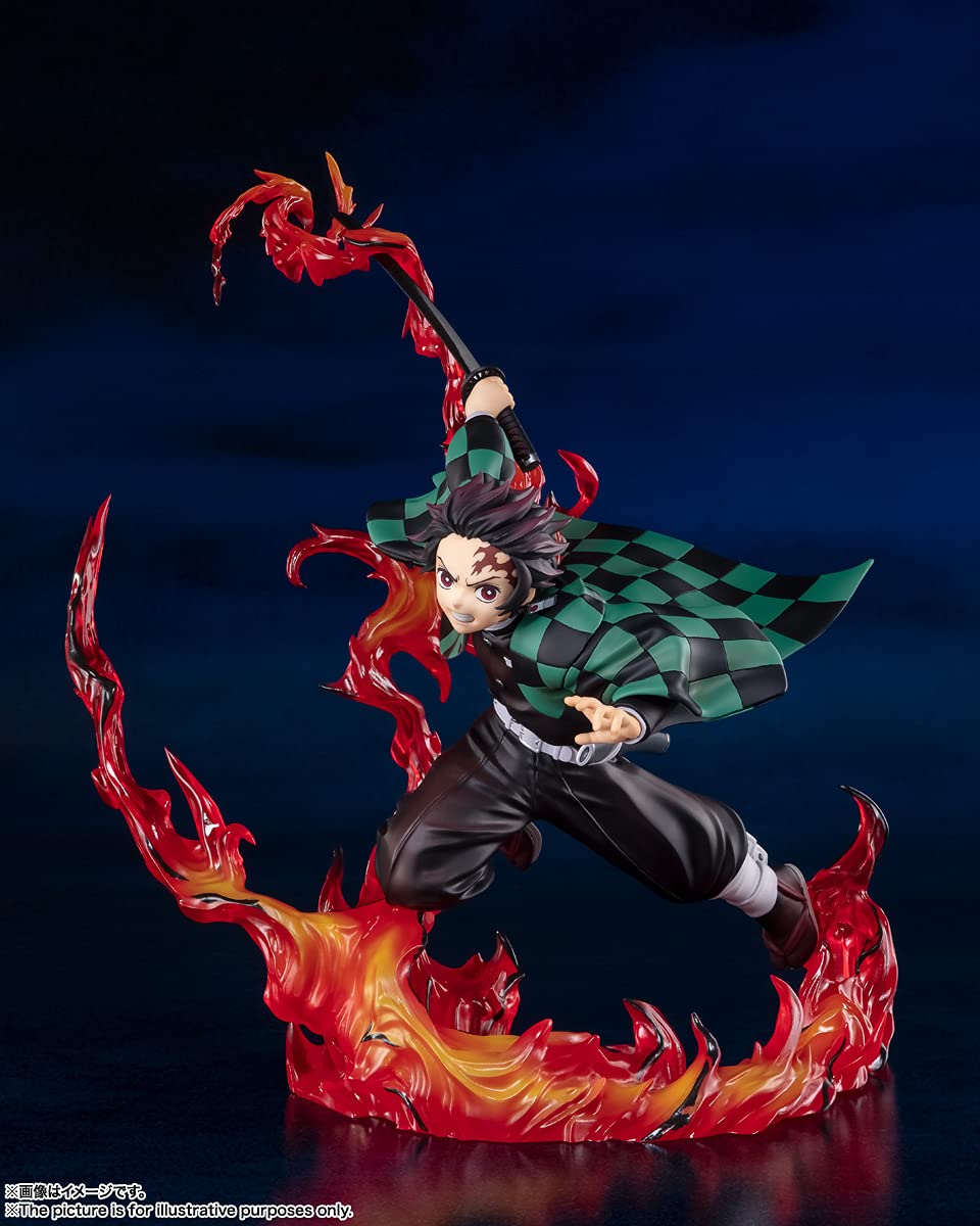 Foto 3 pulgar | Estatua Coleccionable Tamashii Nations Demon Slayer Tanjiro - Venta Internacional.