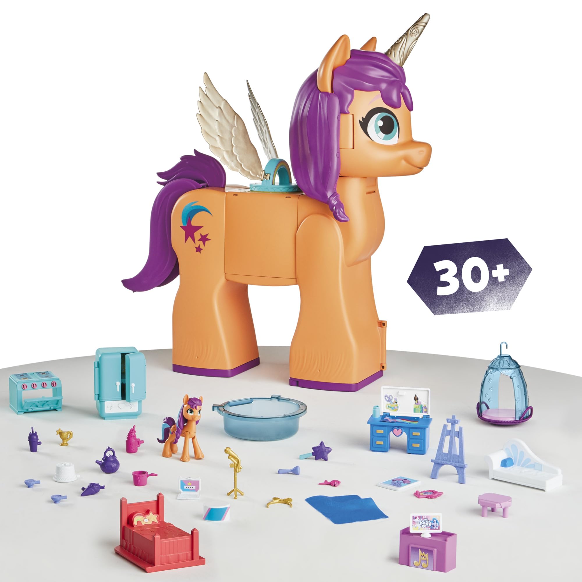 Foto 4 pulgar | Set De Juego Toy My Little Pony Sunny's Reveal Con 30 Accesorios - Venta Internacional.