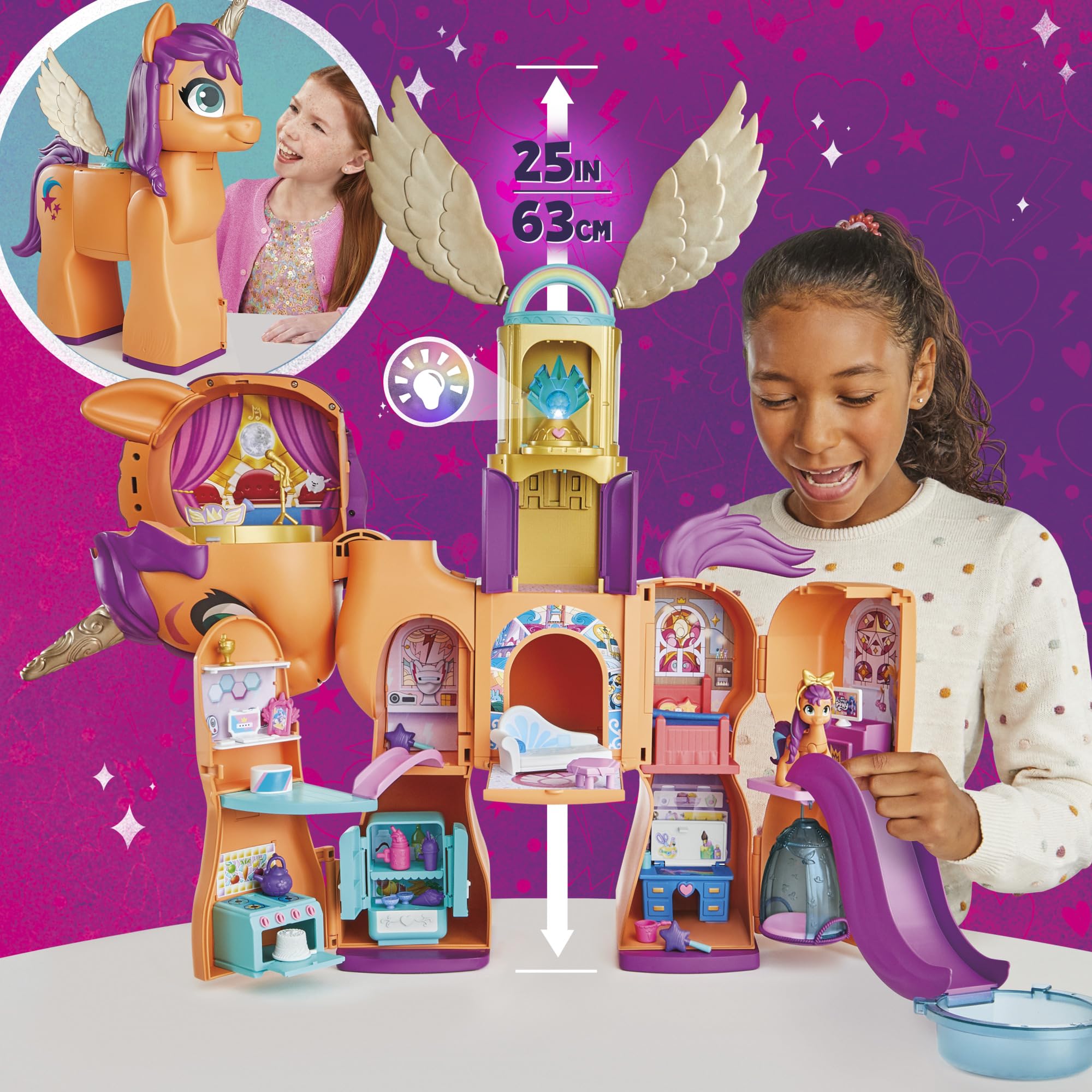 Foto 6 pulgar | Set De Juego Toy My Little Pony Sunny's Reveal Con 30 Accesorios - Venta Internacional.