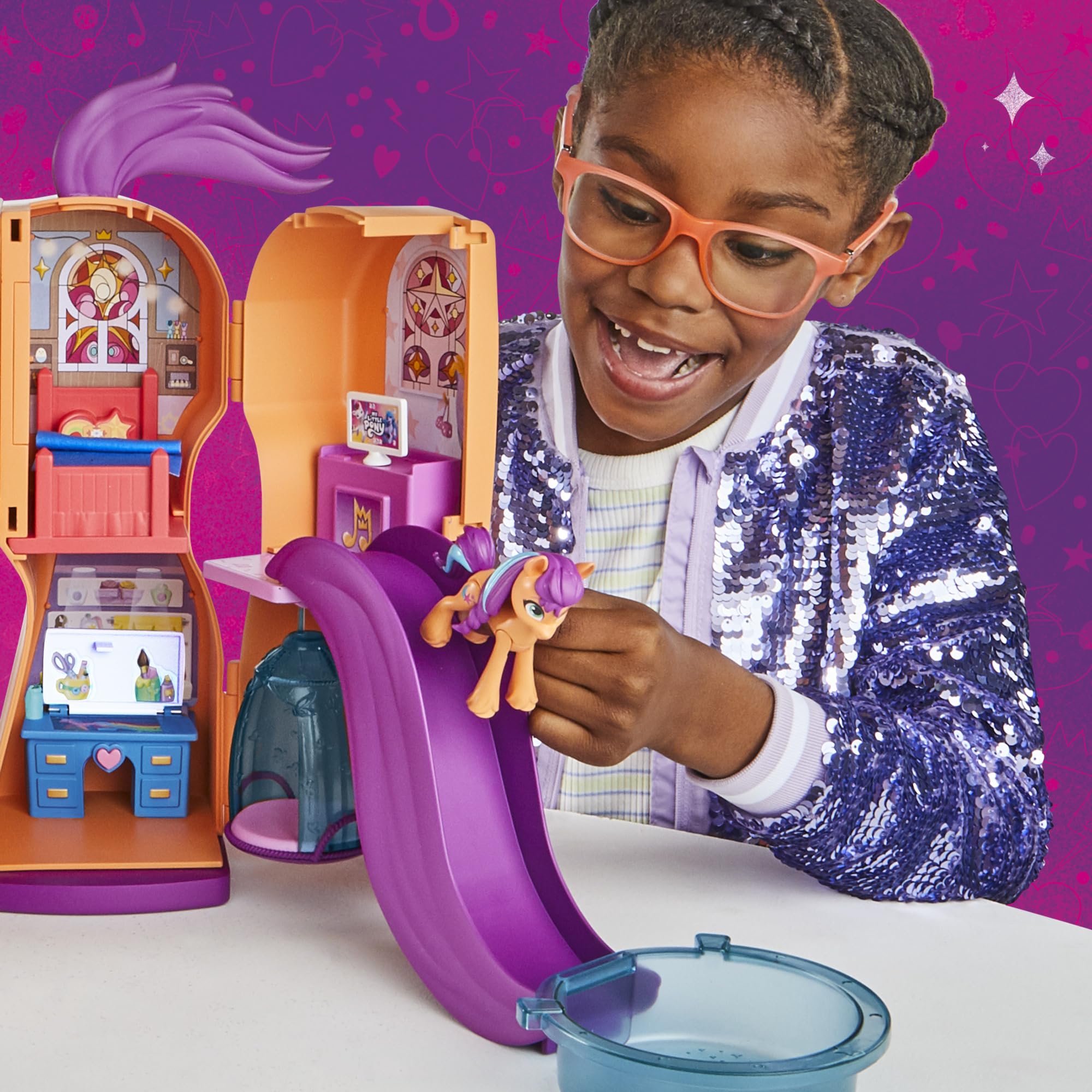 Foto 8 pulgar | Set De Juego Toy My Little Pony Sunny's Reveal Con 30 Accesorios - Venta Internacional.