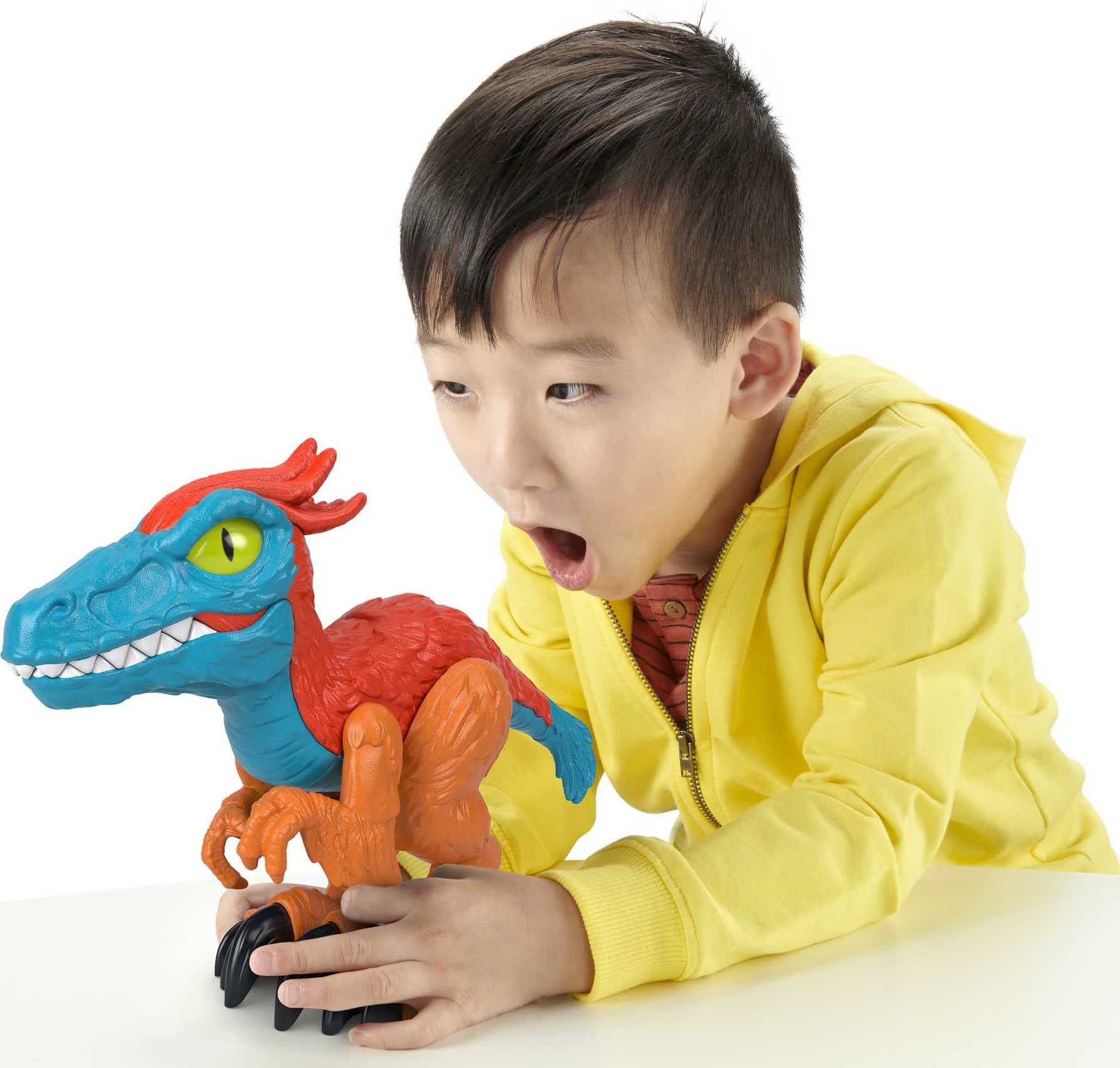 Foto 4 pulgar | Juguete Fisher-price Imaginext Jurassic World Pyroraptor Xl - Venta Internacional.