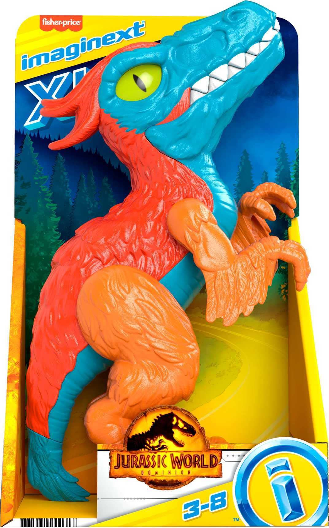 Foto 7 pulgar | Juguete Fisher-price Imaginext Jurassic World Pyroraptor Xl - Venta Internacional.