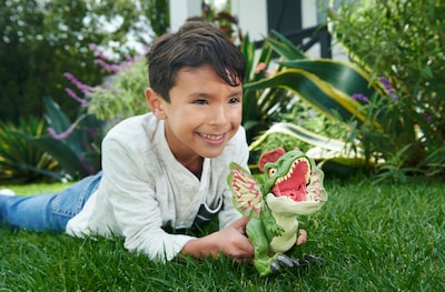 Foto 2 | Dinosaurio De Juguete Mattel Jurassic World Uncaged Dilophosaurus - Venta Internacional.