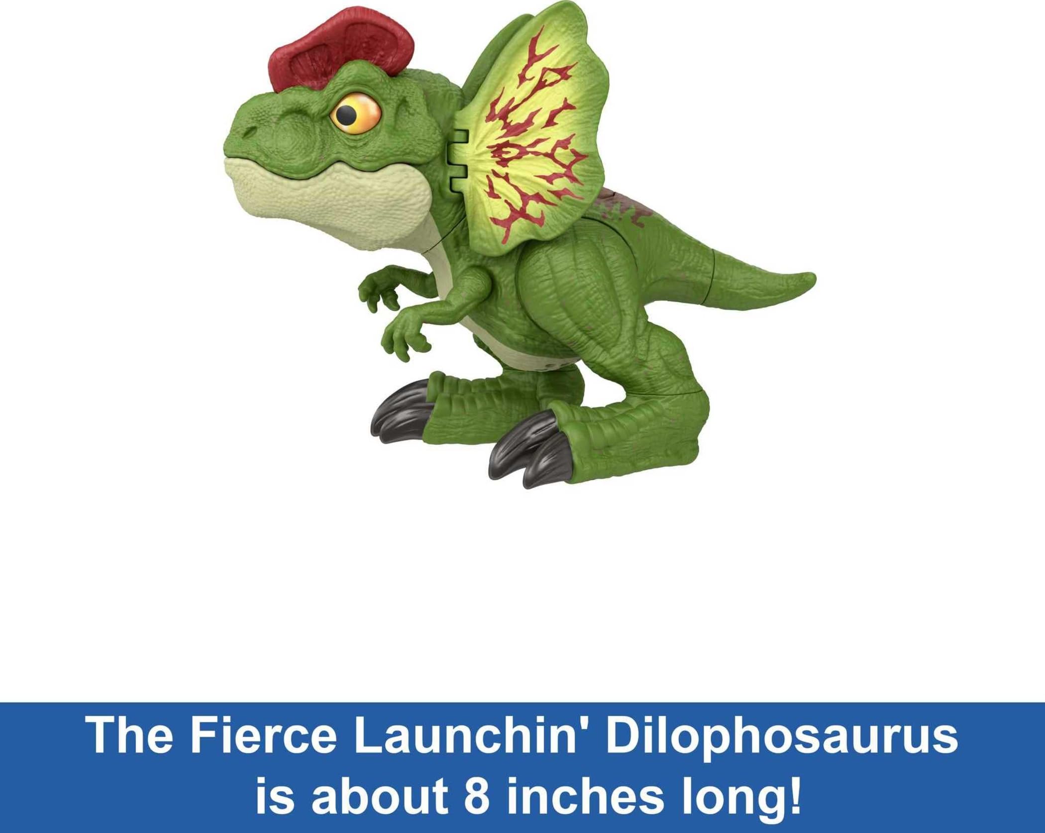 Foto 5 | Dinosaurio De Juguete Mattel Jurassic World Uncaged Dilophosaurus - Venta Internacional.