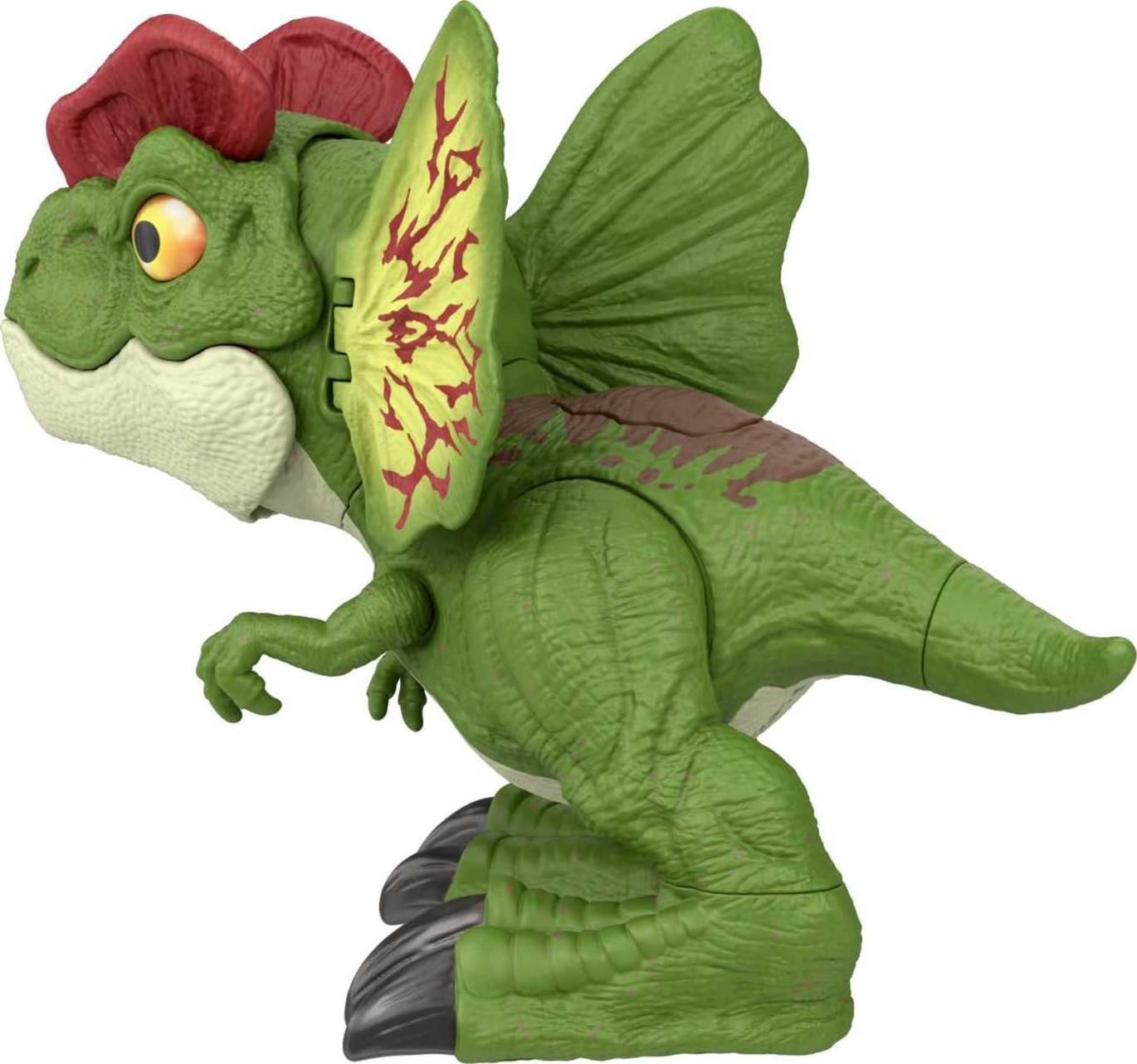 Foto 7 pulgar | Dinosaurio De Juguete Mattel Jurassic World Uncaged Dilophosaurus - Venta Internacional.