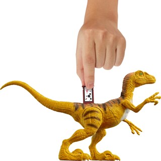 Foto 4 | Dinosaurio De Juguete Mattel Jurassic World Strike Attack Velocirraptor - Venta Internacional.