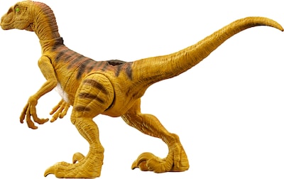 Foto 5 | Dinosaurio De Juguete Mattel Jurassic World Strike Attack Velocirraptor - Venta Internacional.