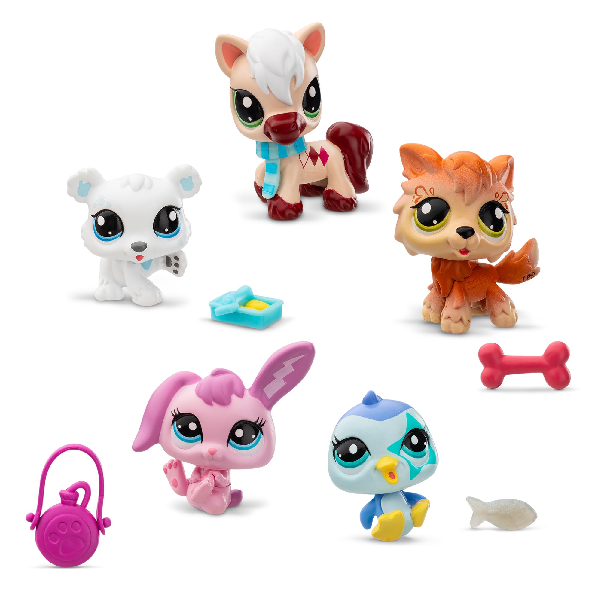 Foto 3 pulgar | Set De Coleccionista Littlest Pet Shop Winter Besties Lps Gen 7 - Venta Internacional.