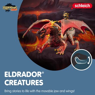 Foto 5 | Figura De Juguete Schleich Eldrador Creatures Lava Dragon Red 7+ - Venta Internacional.