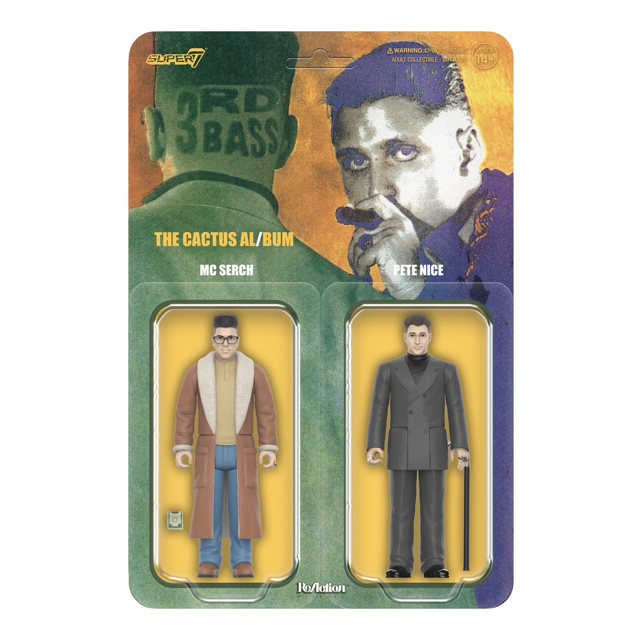 Foto 2 pulgar | Action Figure Super7 3rd Bass De 3.75 Pulgadas Con Accesorios (paquete De 2) - Venta Internacional.