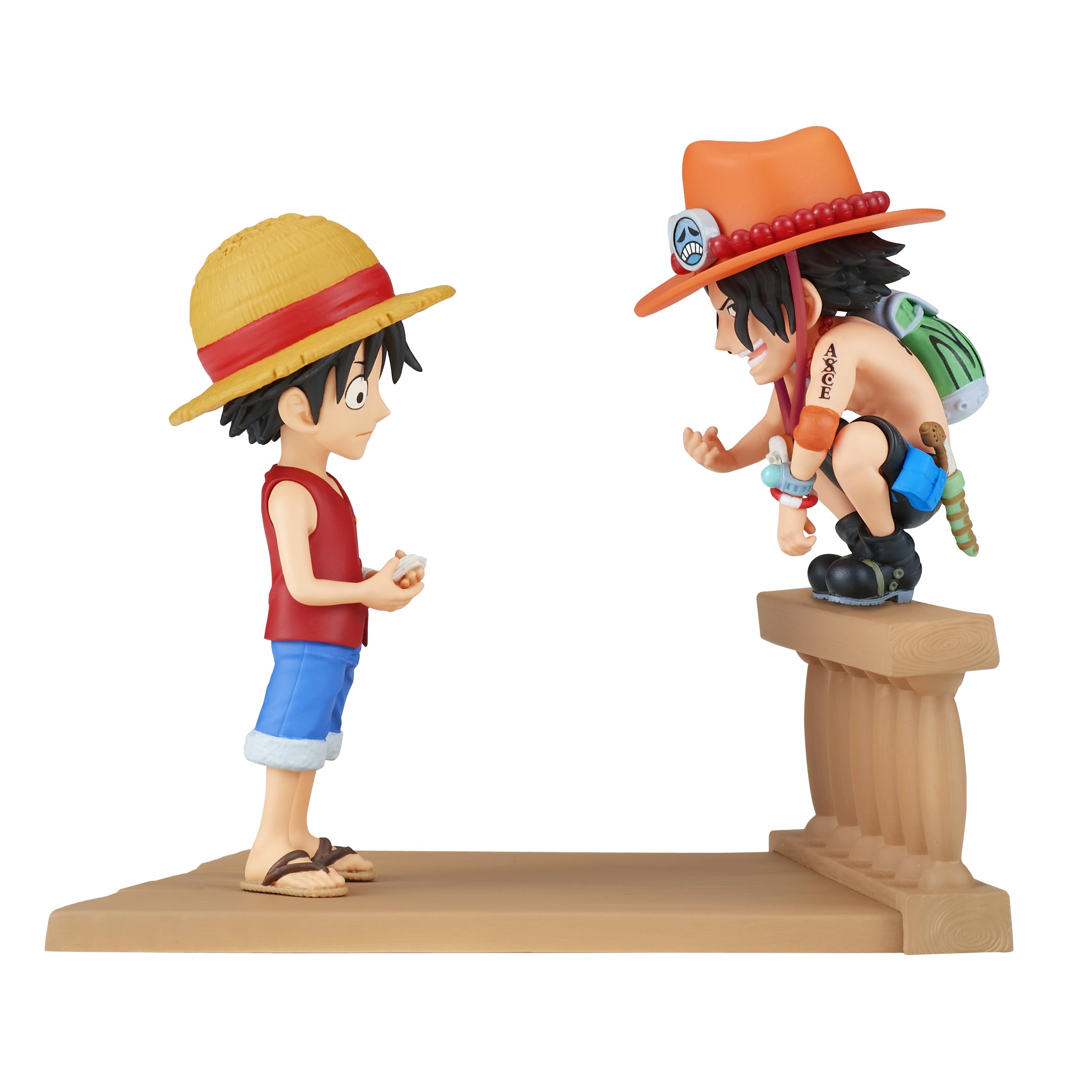 Foto 1 | Figura De Colección Banpresto One Piece Log Stories Luffy & Ace - Venta Internacional.