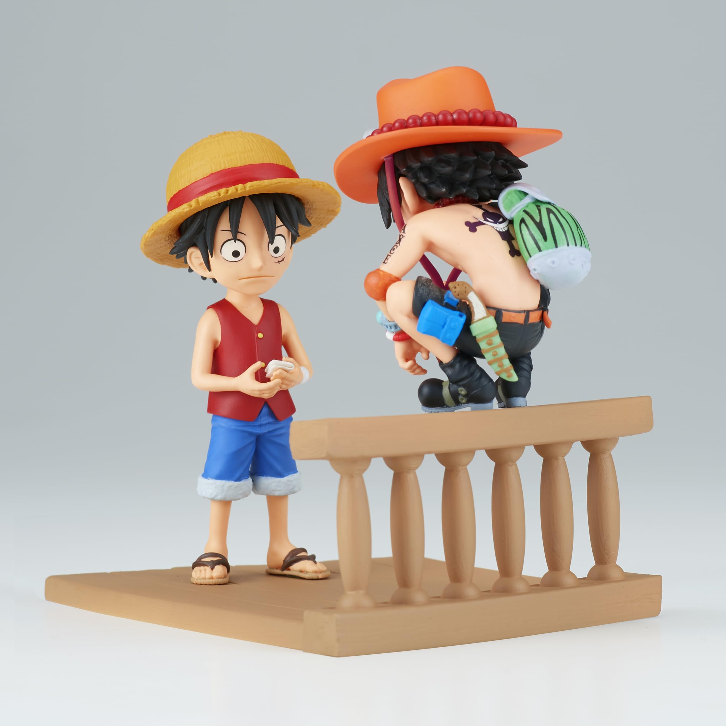 Foto 5 pulgar | Figura De Colección Banpresto One Piece Log Stories Luffy & Ace - Venta Internacional.