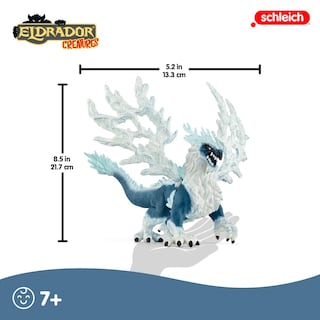Foto 4 | Figura De Acción Schleich Eldrador Creatures New 2024 Ice Dragon - Venta Internacional.