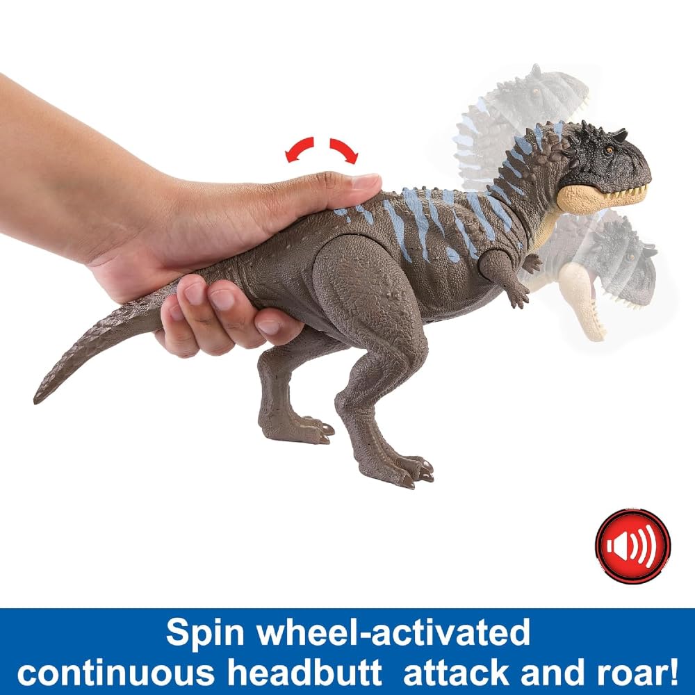 Foto 4 pulgar | Figura De Dinosaurio Mattel Jurassic World Wild Roar Ekrixinatosaurus - Venta Internacional.