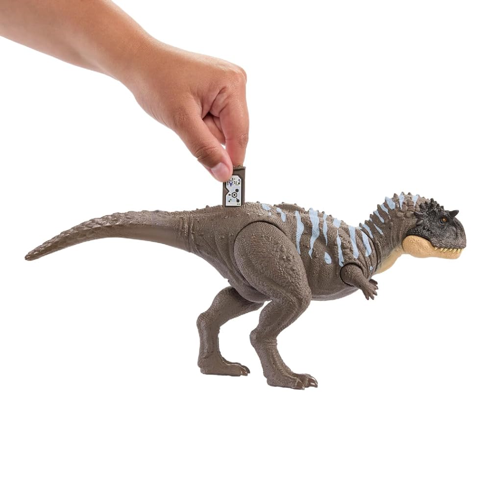 Foto 6 pulgar | Figura De Dinosaurio Mattel Jurassic World Wild Roar Ekrixinatosaurus - Venta Internacional.