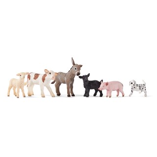 Foto 2 | Juego De Juguetes Schleich Farm World, Juego De Regalo De 6 Piezas Para Bebés Y Animales De Granja - Venta Internacion