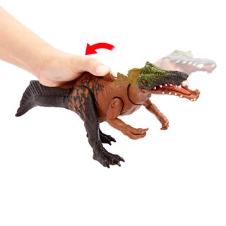 Foto 4 | Juguete De Dinosaurio Mattel Jurassic World Wild Roar Irritator, 28 Cm - Venta Internacional.