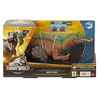 Foto 7 | Juguete De Dinosaurio Mattel Jurassic World Wild Roar Irritator, 28 Cm - Venta Internacional.