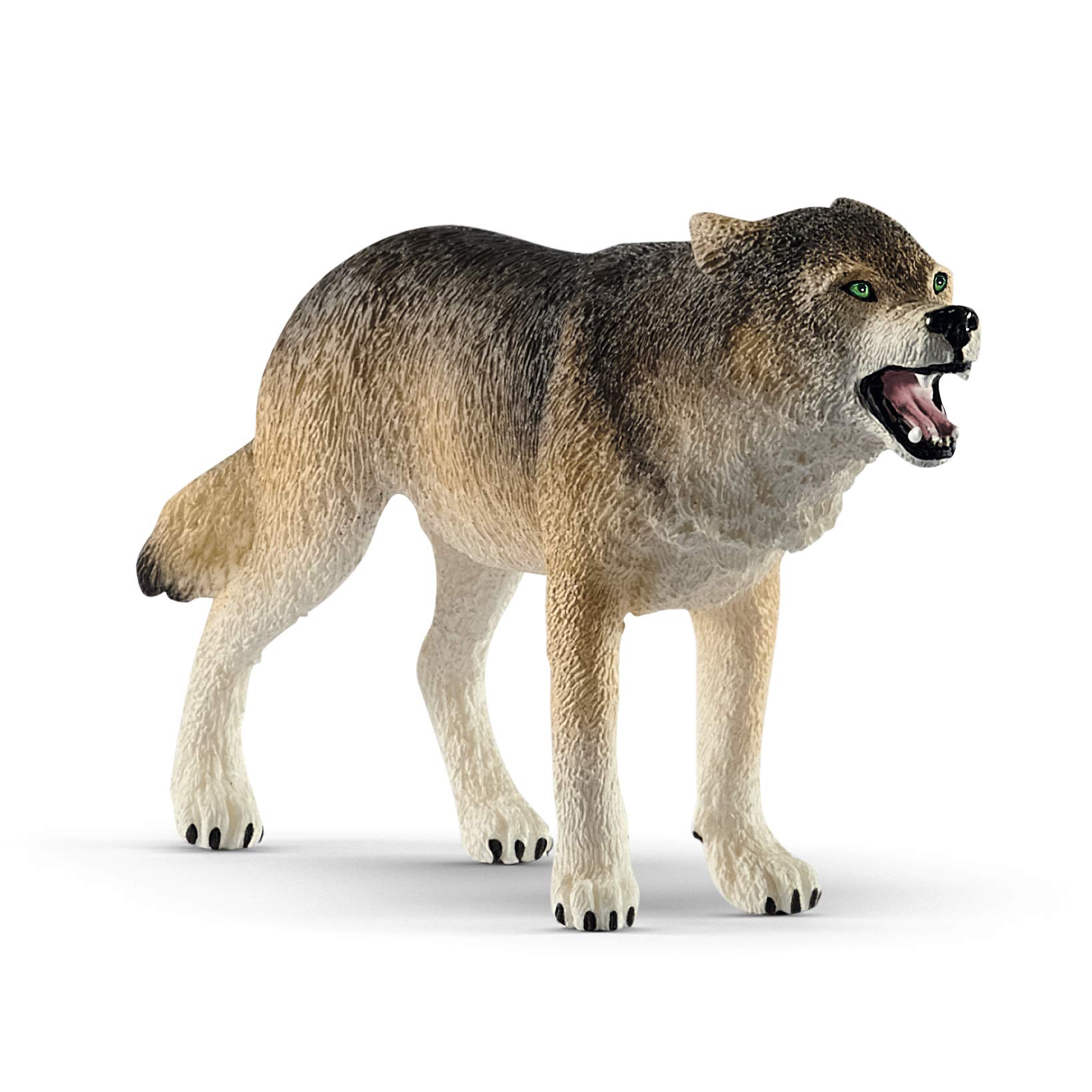 Figura Schleich Wild Life, Realista, De Lobo Gris Merodeando - Venta Internacional.