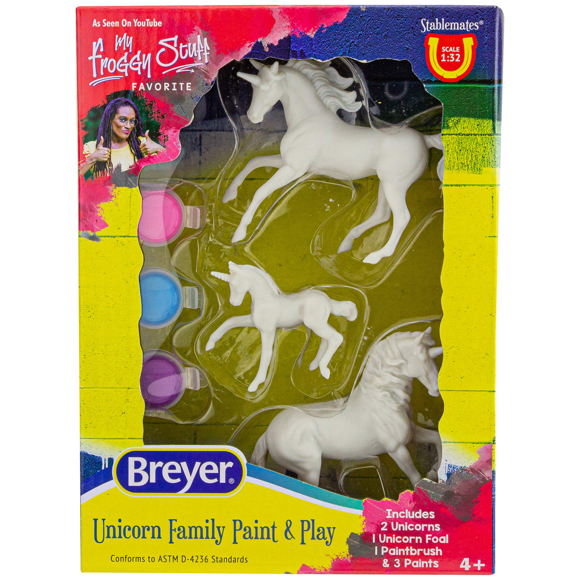 Set De Pintura Toy Horse Breyer Horses Stablemates Unicorn Family - Venta Internacional.