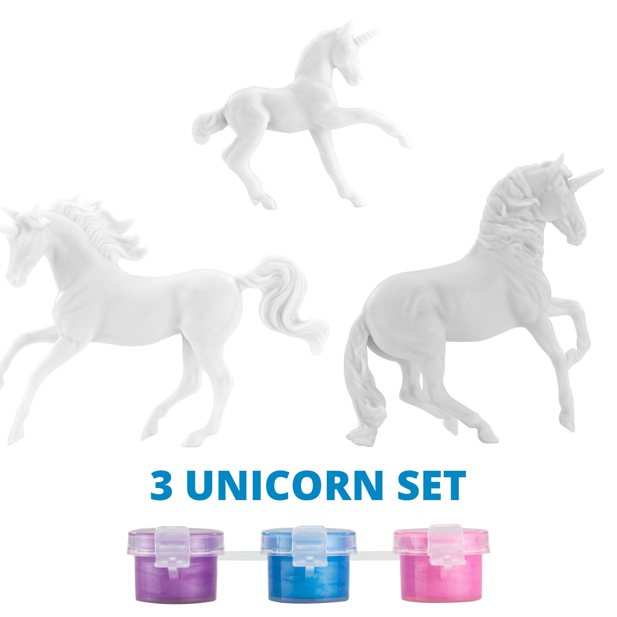Foto 3 pulgar | Set De Pintura Toy Horse Breyer Horses Stablemates Unicorn Family - Venta Internacional.